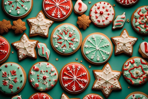 Christmas Cookie Treats delicious christmas cookies food photography