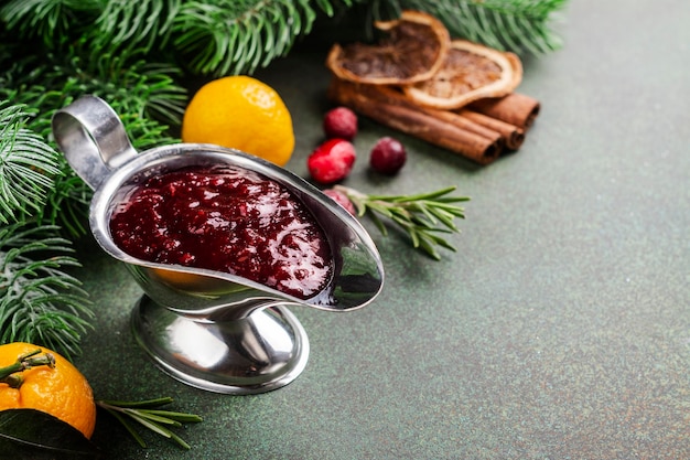 Christmas cranberry sauce