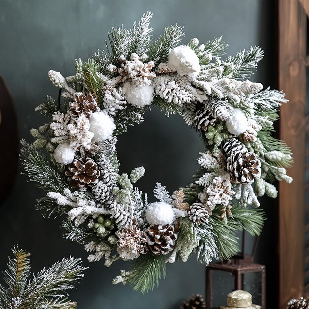 Photo christmas decorations with festive charm