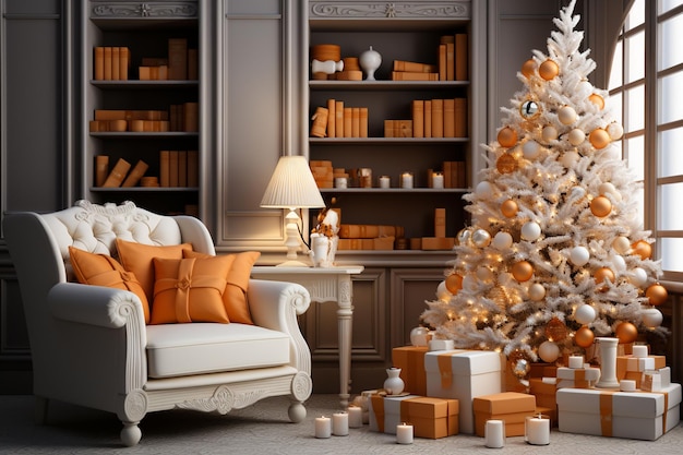 Christmas decorative home interior