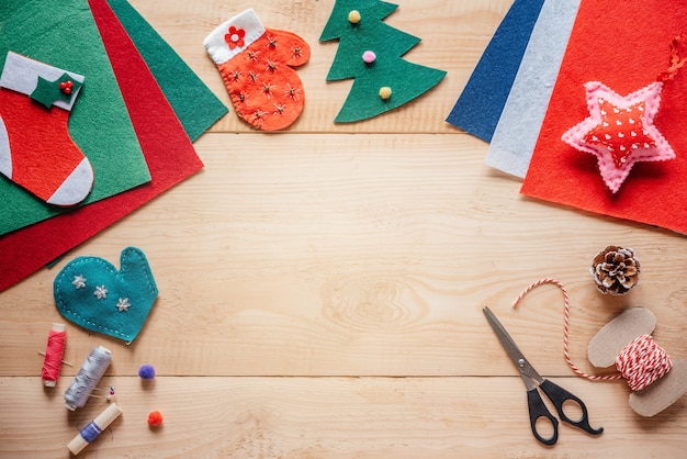 Christmas diy felt ornaments christmas and new year crafting ideas