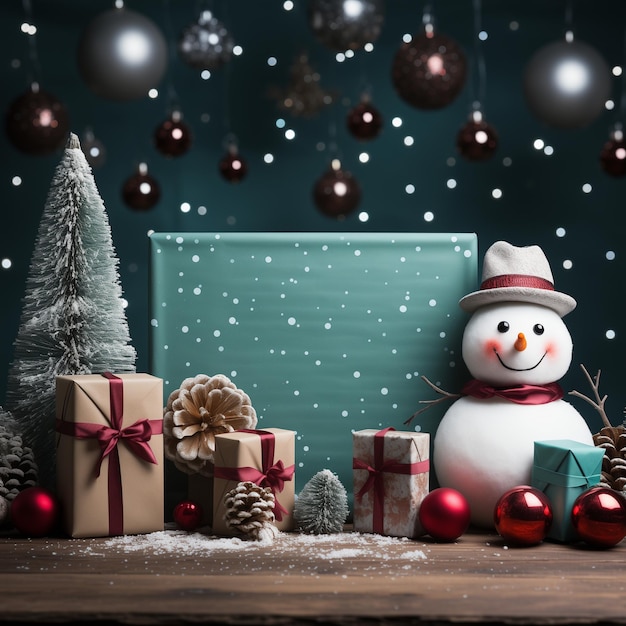 Christmas elements illustration holiday background