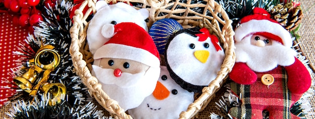 Christmas figures and Christmas decoration outdoor format.