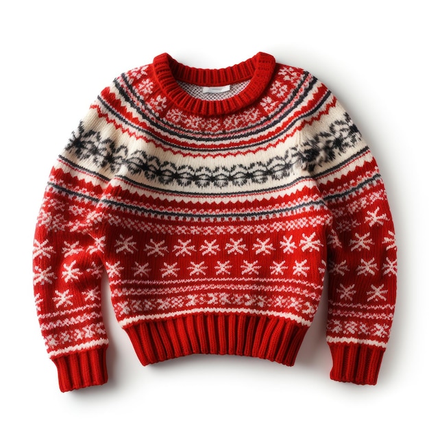 christmas funny sweater isolated