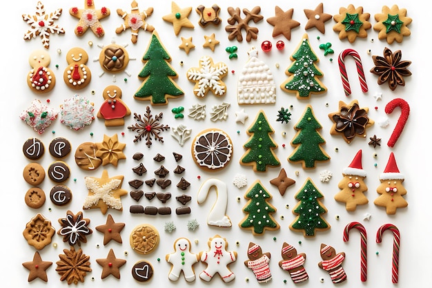 Christmas Gingerbread Cookies and Decorations