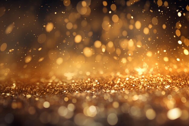 Christmas gold boken background