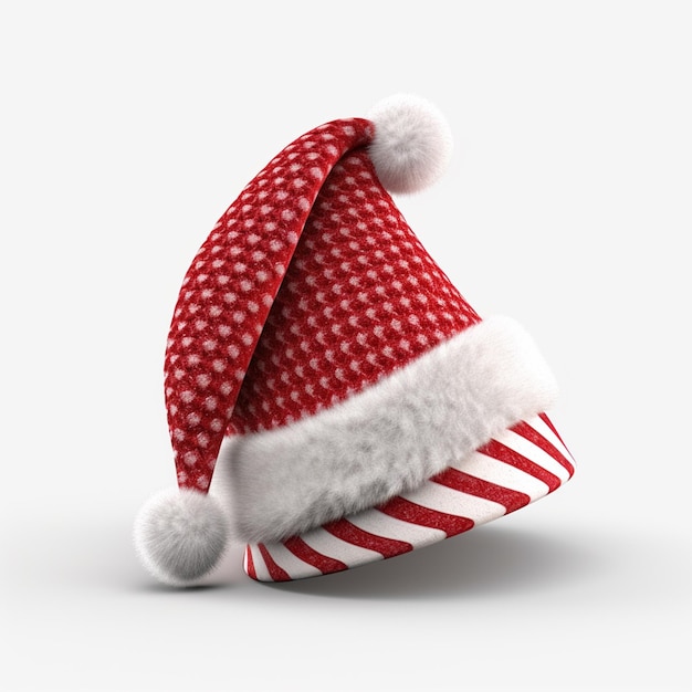 christmas hat on white background