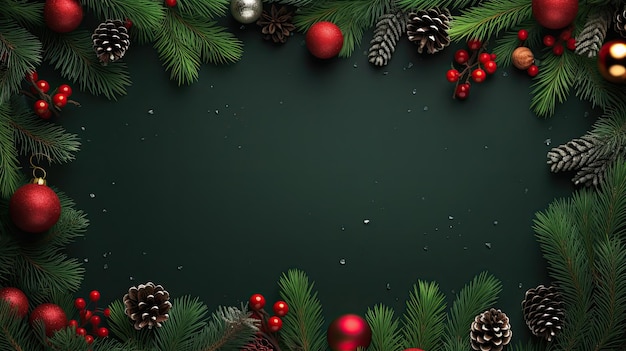 Christmas Holiday Background Illustration AI GenerativexA