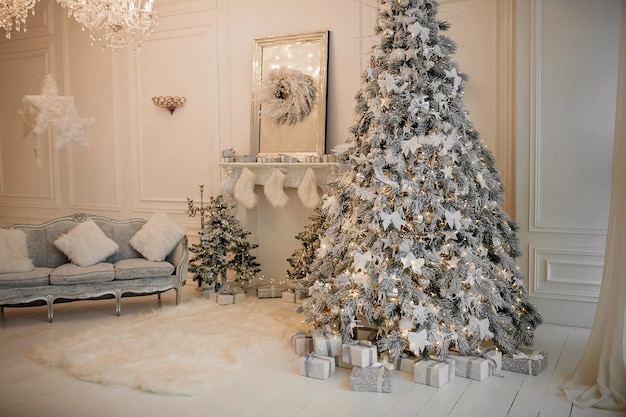 christmas holiday living room decor