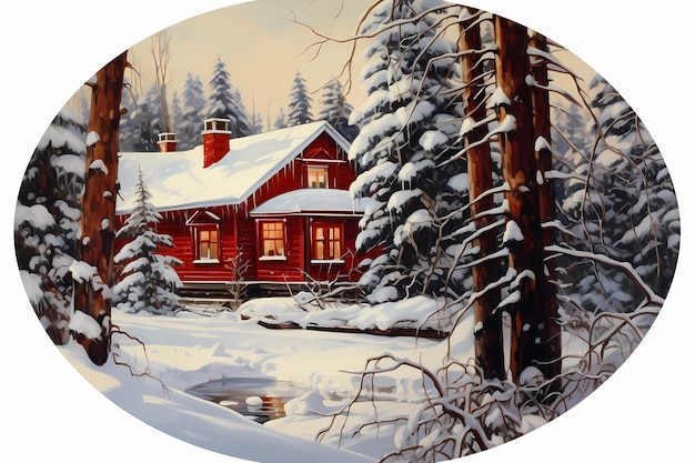 christmas house exterior christmas decorations winter desktop background christmas card