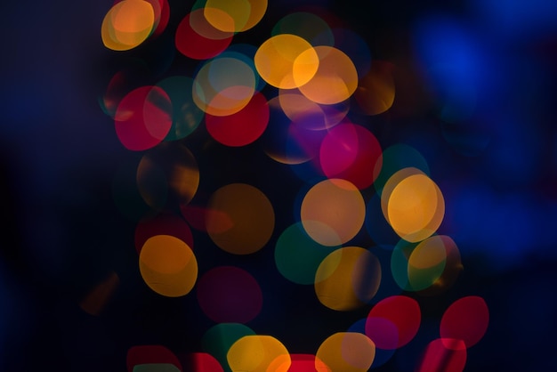 Christmas lights soft background texture