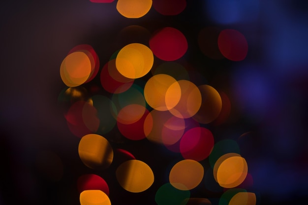 Christmas lights soft background texture