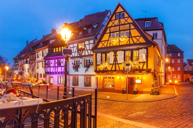 Christmas Little Venice in Colmar, Alsace, France