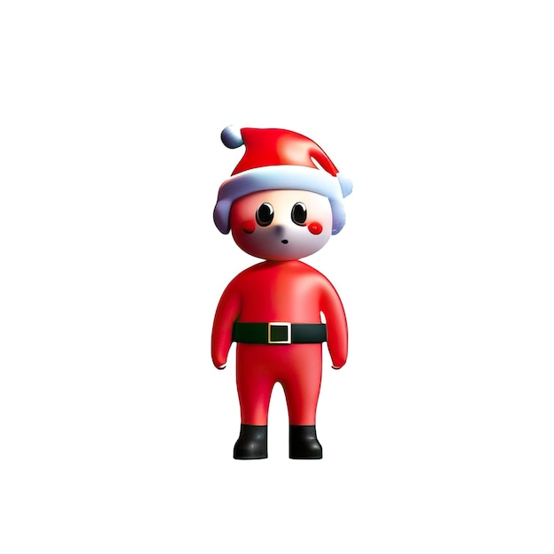 Christmas minimalist icon figure