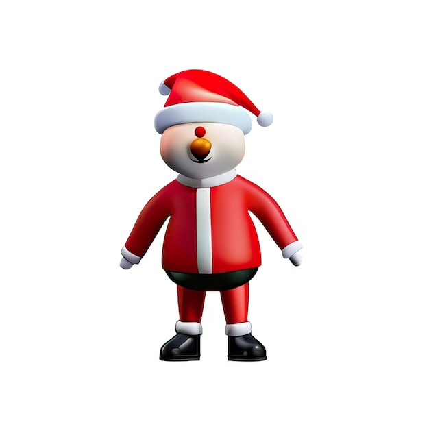 Christmas minimalist icon figure