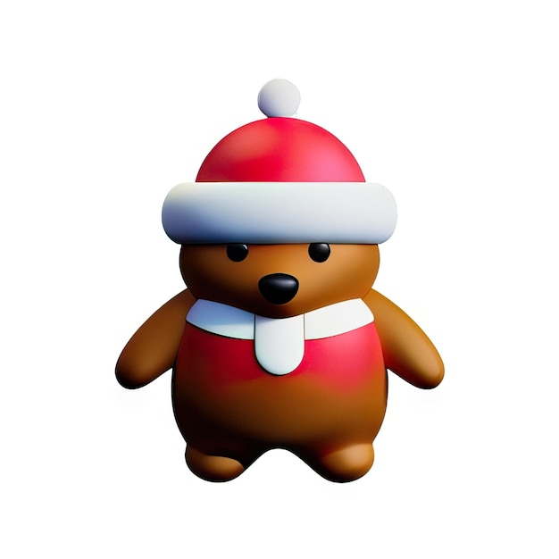 Christmas minimalist icon figure