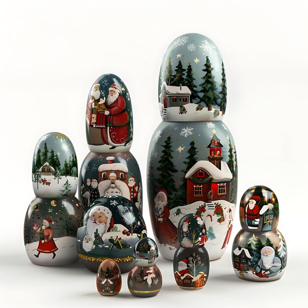 Christmas Nesting Dolls