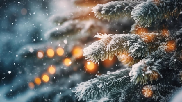 Christmas or New Year background Christmas and new year holidays concept Generative AI