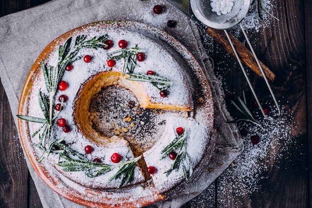 Christmas or New Year Citrus cake