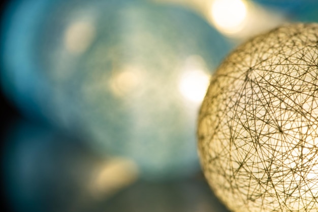 Christmas ornaments beautiful illuminated Christmas ornaments in a low key composition selective focus