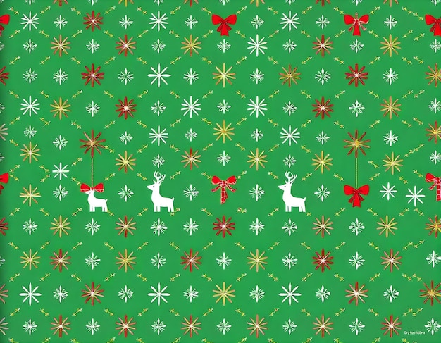 Photo christmas pattern background