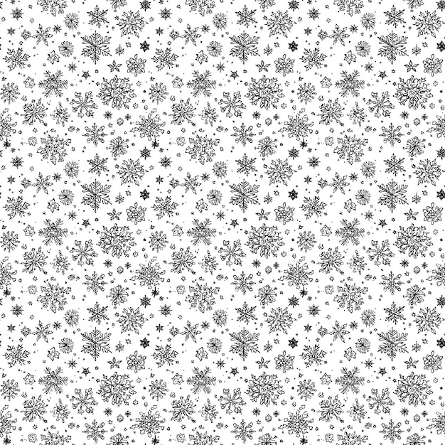 Photo christmas pattern from 3d snowflakes for a card pattern for coloring book