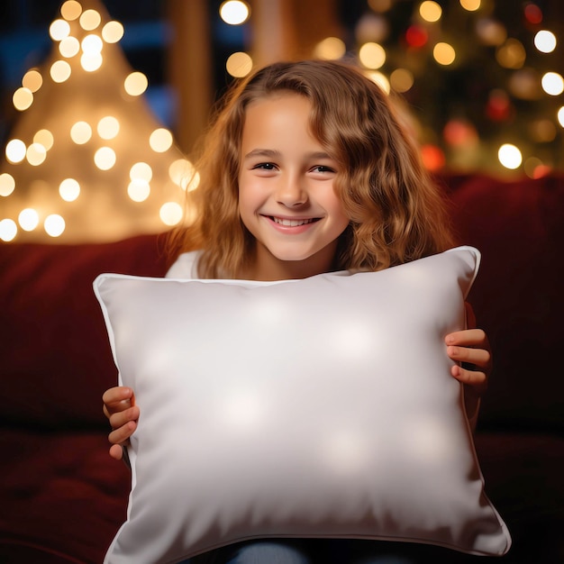 Christmas Pillow Mockup Throw Pillow Mock UPThrow Pillow MockWhite Pillow Mockup