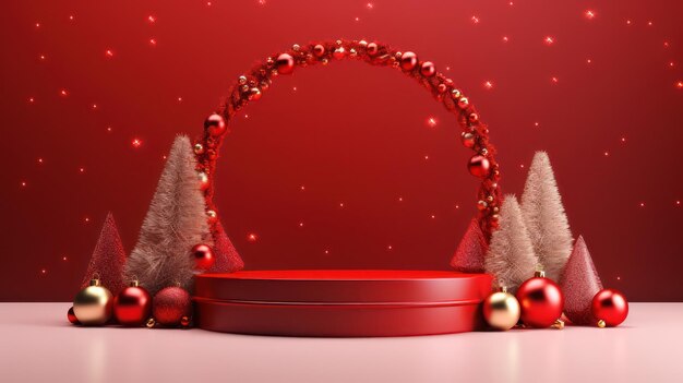 Christmas Podium Display Product