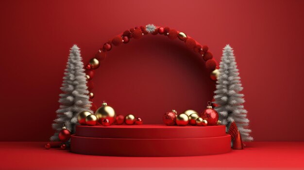 Christmas Podium Display Product