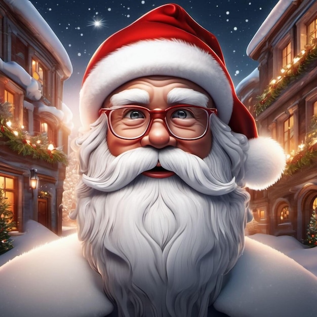 Christmas Santa Claus Image Background