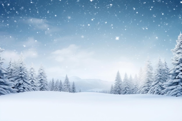 Christmas scenic landscape outdoors winter