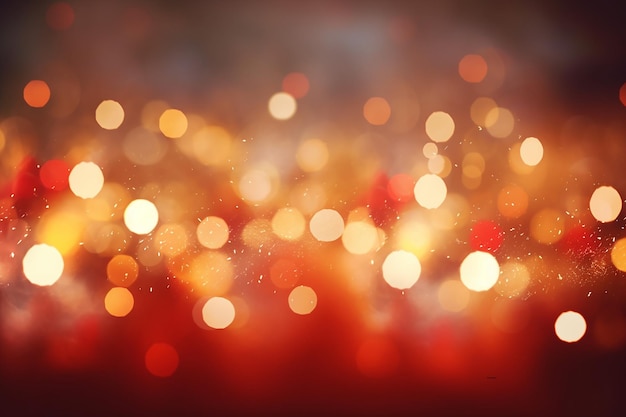 Christmas sparkling gold bokeh background