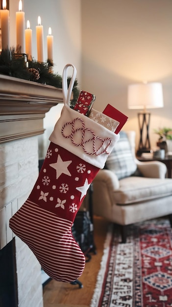 Photo christmas stocking