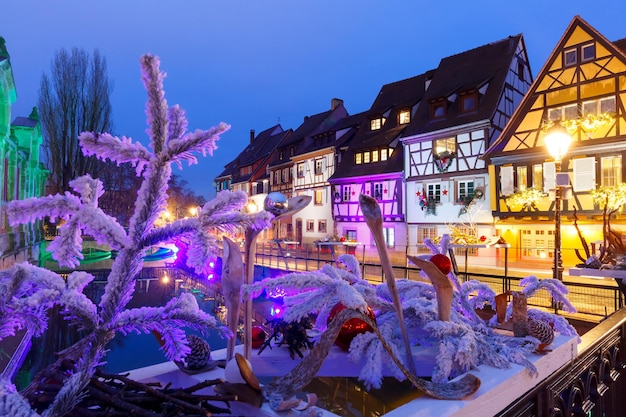 Christmas street in Colmar France