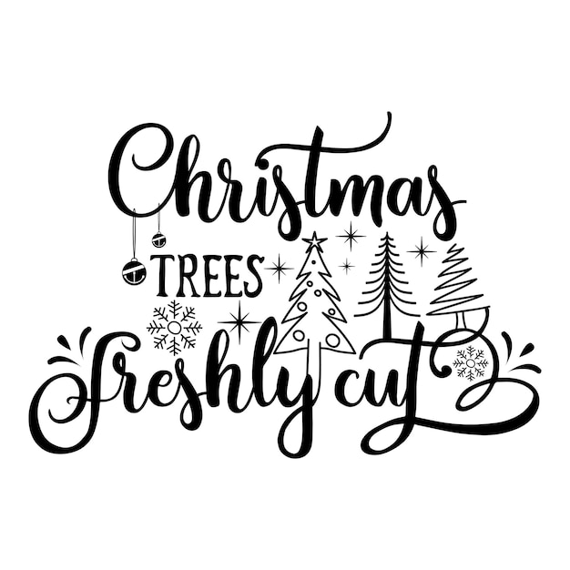 Christmas T shirt Sayings Typography Design