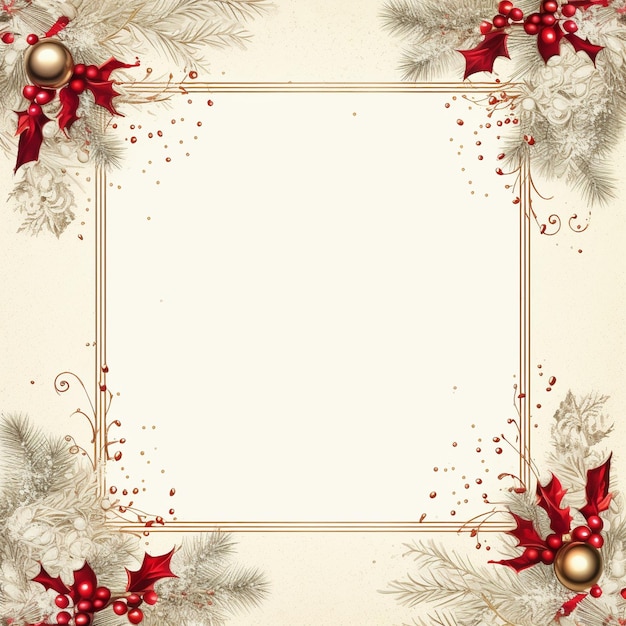 Photo christmas time themed frame