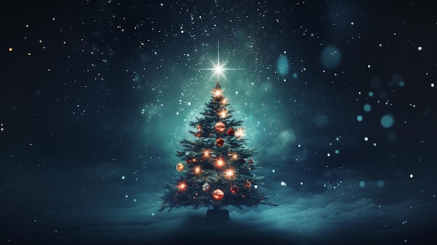 Christmas tree background