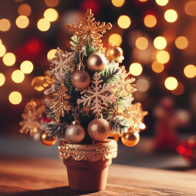 christmas tree and gifts decoration christmas background for social media