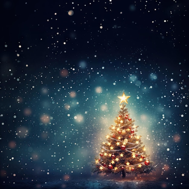 Christmas tree light background backgrounds outdoors nature