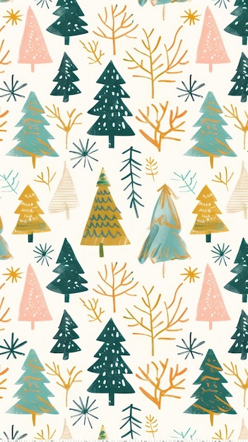 Christmas tree pattern backgrounds celebration creativity