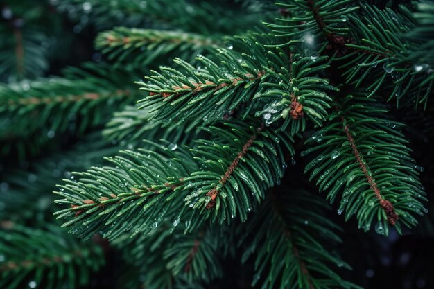 The Christmas Tree Reflecting the Joy of the New Year