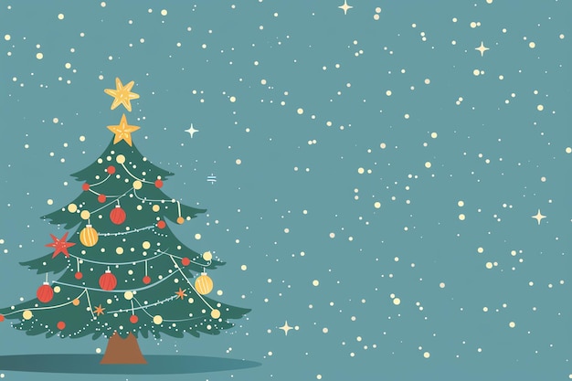 Christmas Tree Toppers christmas illustration background