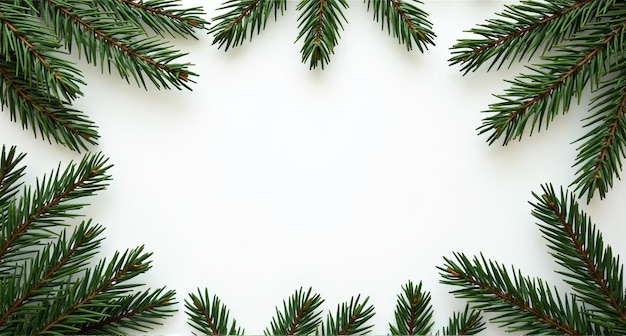 christmas tree on a white background with a frame that says christmas