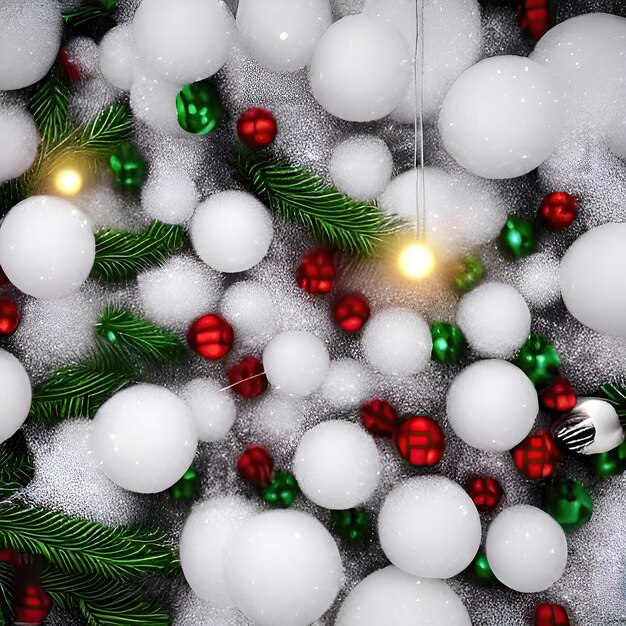 Christmas tree winter xmas snowfall flakes background