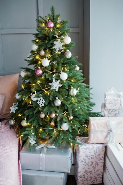 Christmas tree with decorations