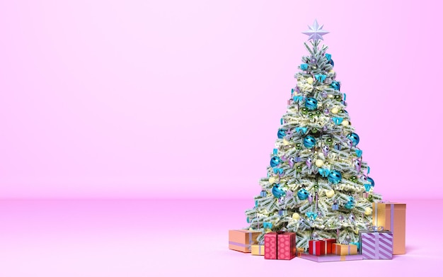 Christmas tree with gifts