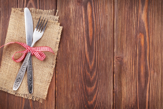 Christmas wooden background