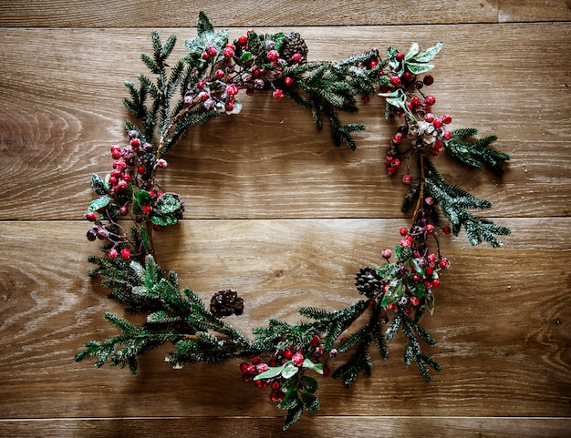 Christmas wreath with design space