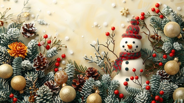 Christmass Background Light Yellow Wallpaper