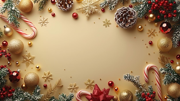 Christmass Background Light Yellow